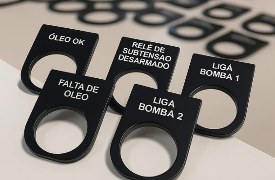 Etiquet Patrimonial de Aluminio